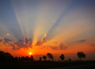 Csodás videó készült az aranyló alföldi naplementéről