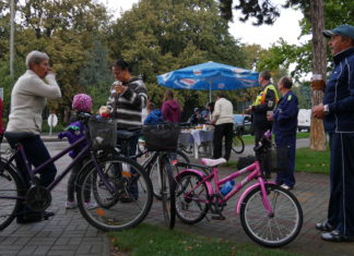 A bringásoknak reggeli járt Mórahalmon az Autómentes Nap alkalmából