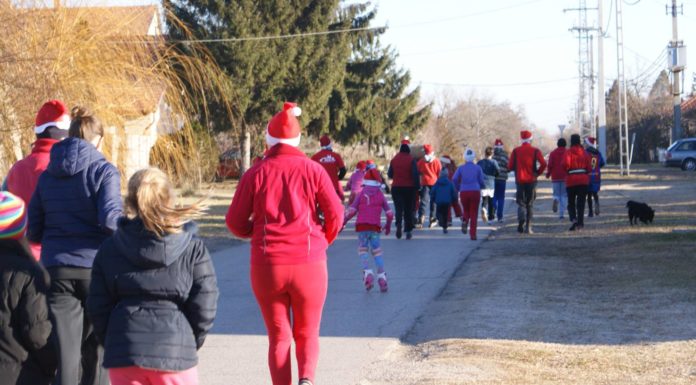Családi Mikulás futás Sándorfalván