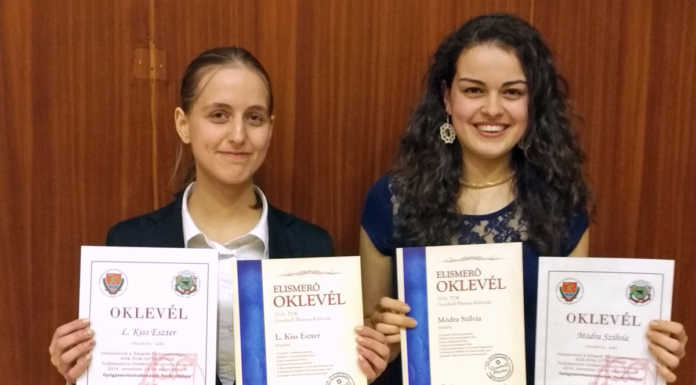 Mórahalmi siker a Tudományos Diákköri Konferencián!