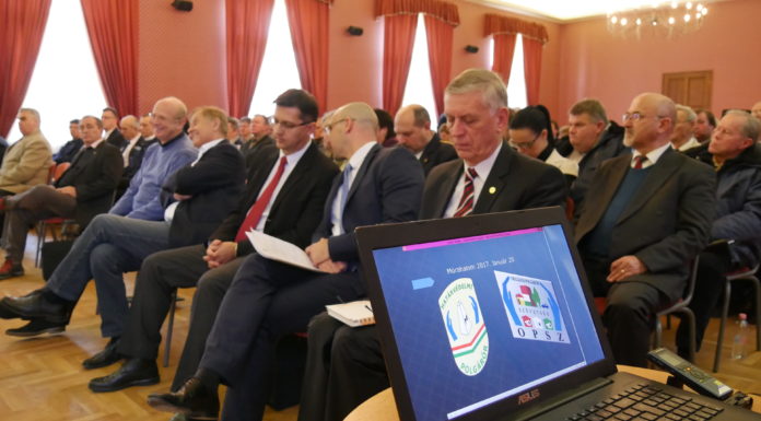 Az Országos Polgárőr Szövetség Határvédelmi Tagozata zászlóbontó értekezletet tartott január 20-án, Mórahalmon