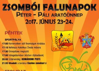 Falunap és Péter-Páli Aratóünnep Zsombón