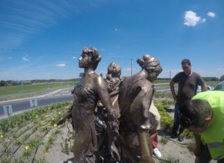 Újabb műalkotás került a mórahalmi elkerülőre