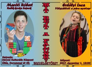Beszélgetőest Maróti Róbertel és Erdélyi Lucával Üllésen
