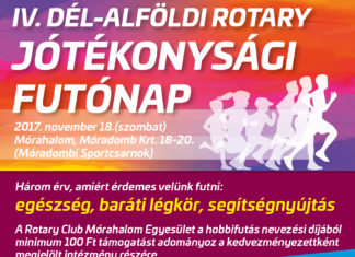 Futóversenyt rendez Mórahalmon a Rotary Club