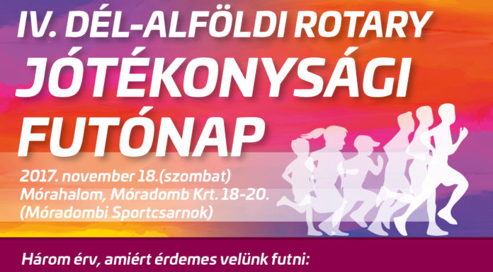 Futóversenyt rendez Mórahalmon a Rotary Club