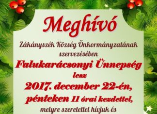 Falukarácsonyi ünnepség Zákányszéken