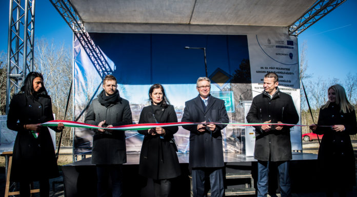 Immár gépjárművel és kerékpárral is biztonságosan utazhatunk Szegedtől Bajáig – Megújult az 55-ös teljes szakasza