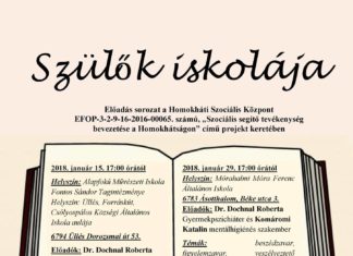 „Szülők Iskolája” – Szakértők előadássorozata gyermekproblémákról Mórahalmon