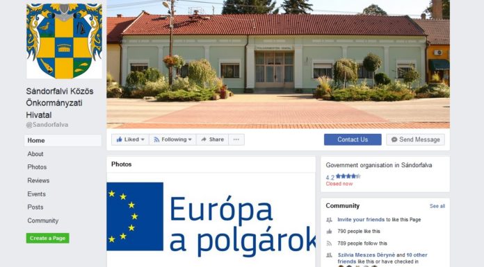 Hamis facebook-oldalak kommunikálnak Sándorfalva nevében