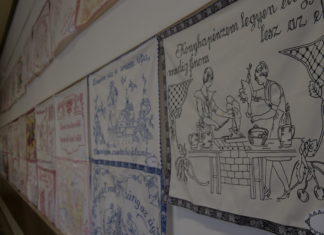 „Kedves vendég nem kínálunk, végy egyedül, itt a tálunk” – Falvédők az ásotthalmi művelődési házban