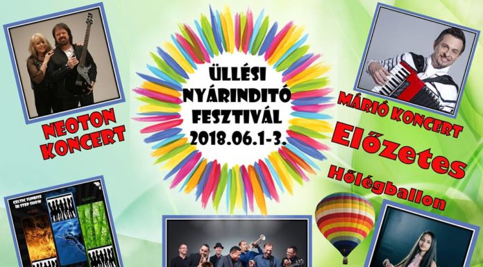 Izgalmas programok várják a kikapcsolódni vágyókat az Üllési Nyárindító Napokon