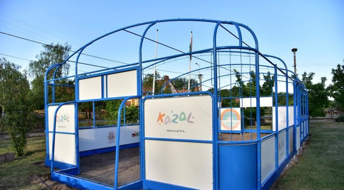 Lépésenként előre – Megújul a kézilabda pálya, a buszmegálló és Ovi-Foci pálya épül Ruzsán