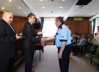 Kitüntetést kapott Adamik István, a Zákányszéki Polgárőr Egyesület tiszteletbeli elnöke