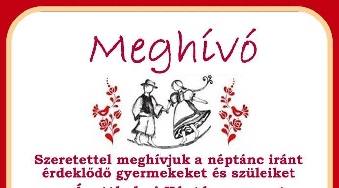 Az Ásotthalmi Néptánccsoport nyílt napot tart