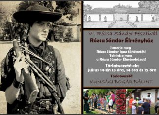 VI. Rózsa Sándor Fesztivál Ásotthalmon július 13-15-ig