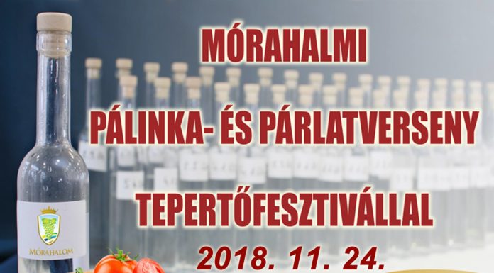 Kóstolókkal egybekötött pálinkaverseny és tepertőfesztivál Mórahalmon