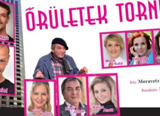 Őrületek tornya ismert televíziós sorozatszínészek szereplésével Mórahalmon