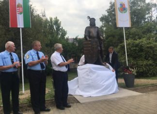 Az ország első Szilágyi Mihály szobrát Ásotthalmon állították – Az alkotás a határvédelem szimbóluma is egyben