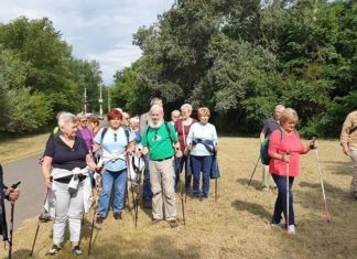 Nordic walking pályákat adtak át Ásotthalmon