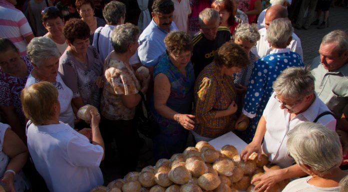 Falunap és kenyéráldás Ásotthalmon
