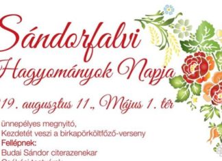 Hagyományok Napja lesz Sándorfalván