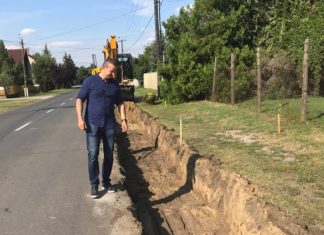 Felvonultak a munkagépek – megkezdődött a beruházás Ásotthalom fő utcáján