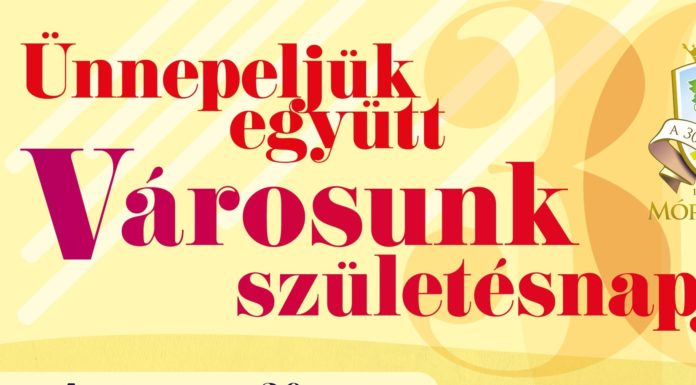 30 éves születésnapját ünnepli Mórahalom városa