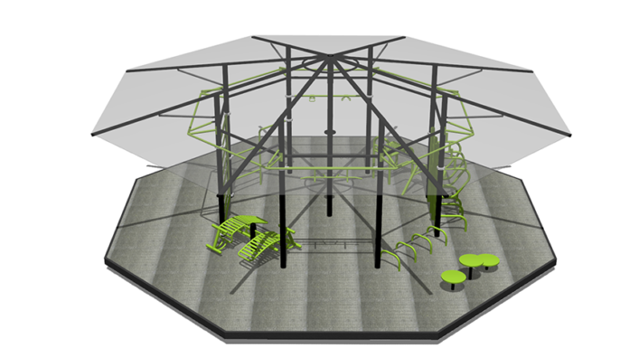 Fedett sportparkot kap Domaszék