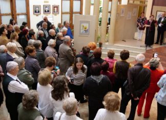 Józsvainé Kislőrincz Edit festménykiállítása nyílt meg Mórahalmon