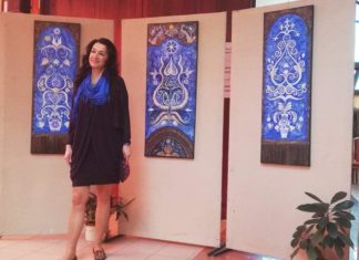 Megnyílt Mórhalmon Dávid Júlia festőművész „Égen és Földön” című kiállítása