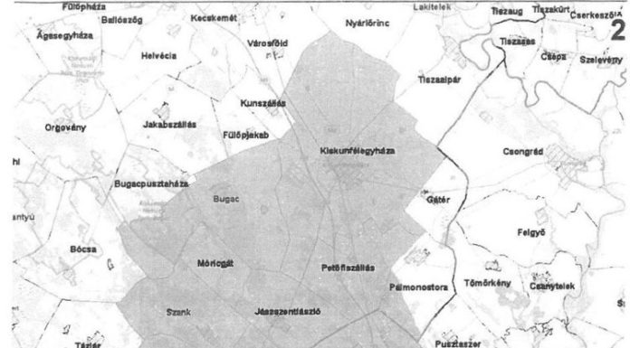 Madárinfluenza megfigyelési körzet Üllésen