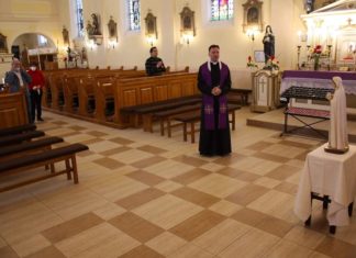 Megérkezett Mórahalomra a Rosa Mystica Szűzanya zarándokszobra