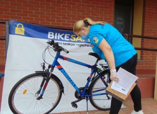 Ismét „BikeSafe”, azaz ingyenes rendőrségi kerékpár-regisztráció Mórahalmon
