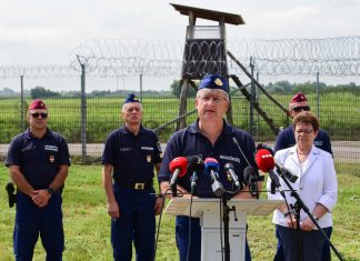 Megerősítik az ideiglenes biztonsági határzárat a szerb-magyar határon
