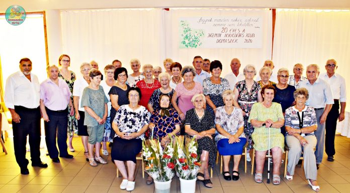 20 éves a domaszéki Jázmin Nyugdíjas Klub