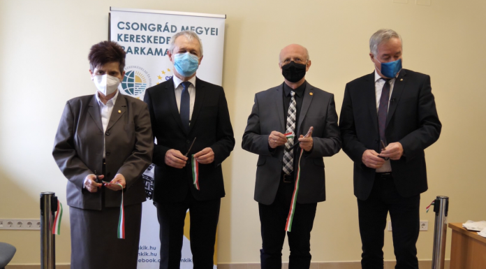 Átadták a megyei iparkamara mórahalmi képviseleti irodáját