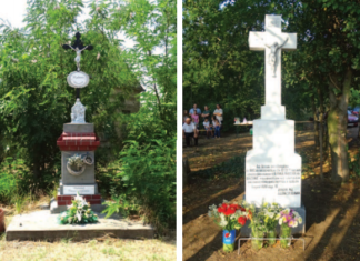 Útszéli keresztek újultak meg Röszkén