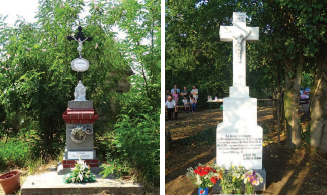 Útszéli keresztek újultak meg Röszkén