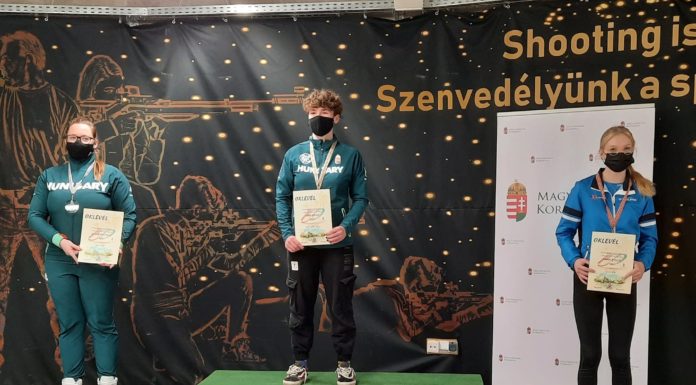 Jákó Miriam, zsombói sportlövő két rekorddal zárta a Hungarian Opent