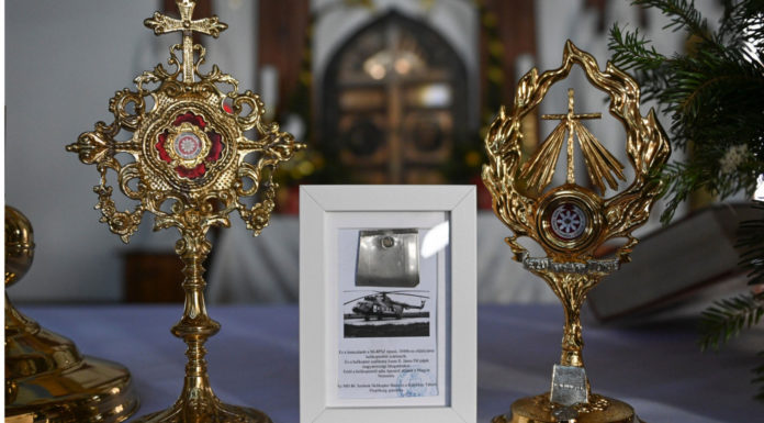 Újabb lengyel ereklyével gazdagodik a ruzsai Urunk Színeváltozása-templom