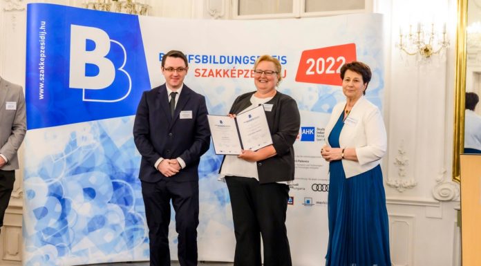 A Német-Magyar Ipari és Kereskedelmi Kamara díjazta a mórahalmi szakképzést