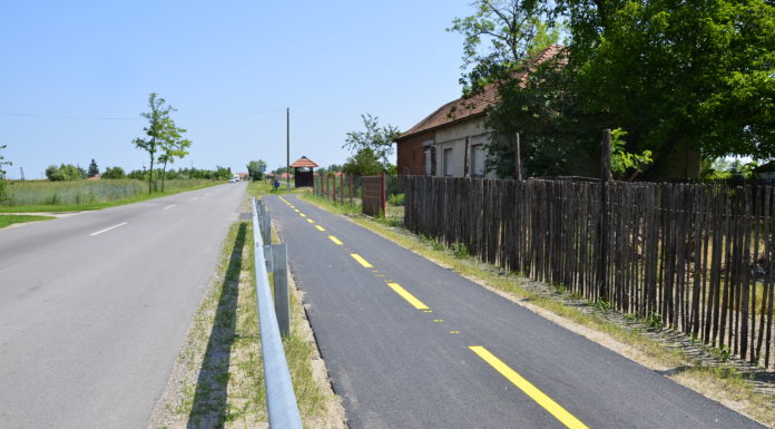 Kerékpárút épül Zákányszék és Bordány között