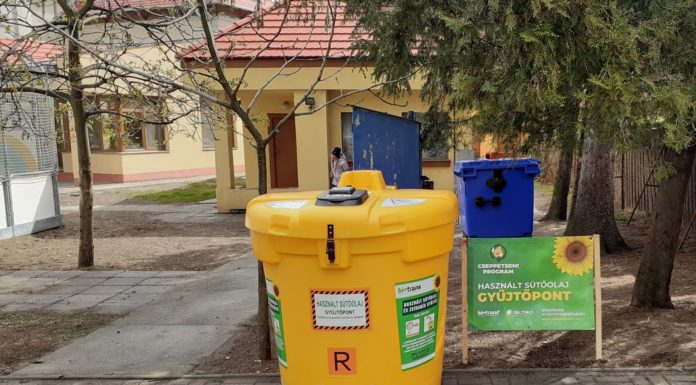 Már van hova elhelyezni a használt háztartási zsiradékokat Mórahalmon!
