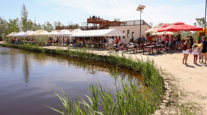 Átadták a felfejlesztett sándorfalvi Nádastó Szabadidőparkot