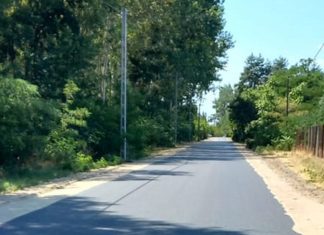 A Nádastó utcát már leaszfaltozták Sándorfalván