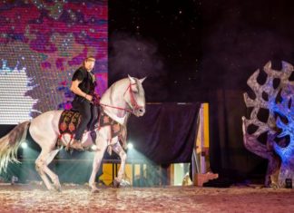 Ünnepi előadások a lovas színházban