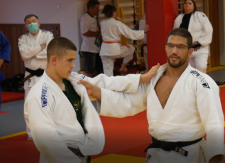 Tóth Krisztián olimpikon cselgáncsedzést tartott Mórahalmon