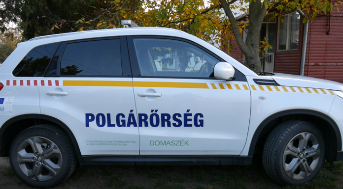 Az Év Polgárőr Egyesülete lett idén a domaszéki szervezet