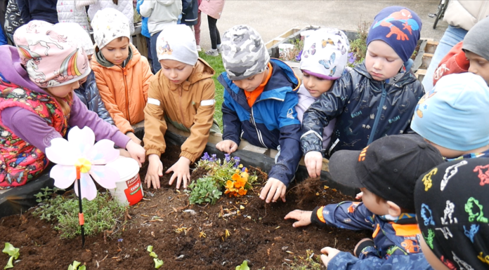 Benépesítették a magaságyásokat a mórahalmi óvodások